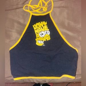 Dont Have a Cow Halter top